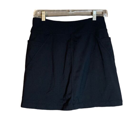 Athleta black skort with dual pockets. Size small - Picture 1 of 8